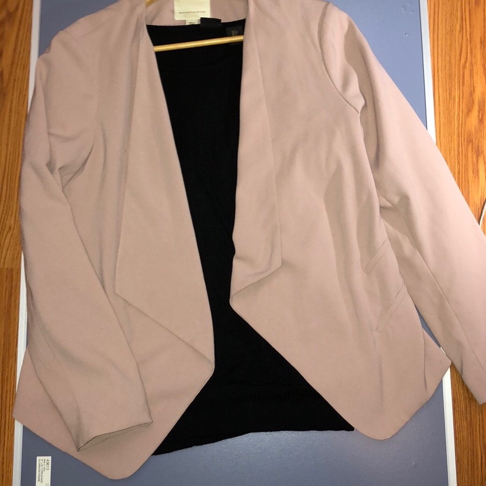 Catherine Malandrino Ribbed Stretch Crew Neck Top